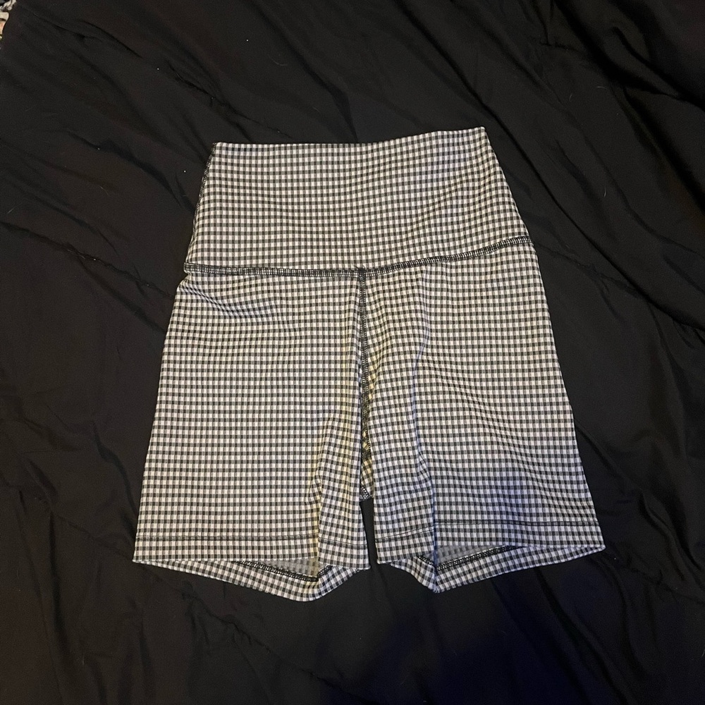 nike dri-fit spandex, Size S, checkered black and white